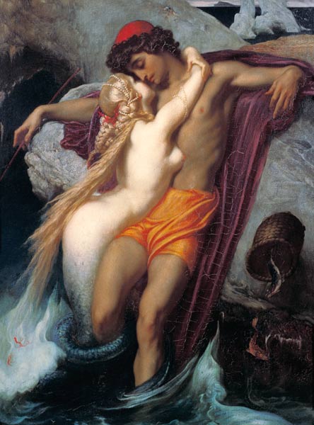 The Fisherman and the Syren: From a Ballad by Goethe from Frederic Leighton