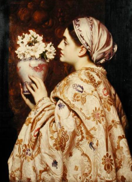 A Noble Lady of Venice from Frederic Leighton