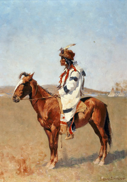 A Blackfoot Indian from Frederic Remington