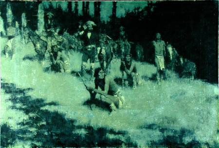 Apache Scouts Listening from Frederic Remington