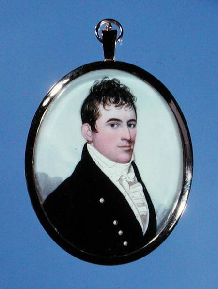 Portrait miniature of James Drew from Frederick Buck