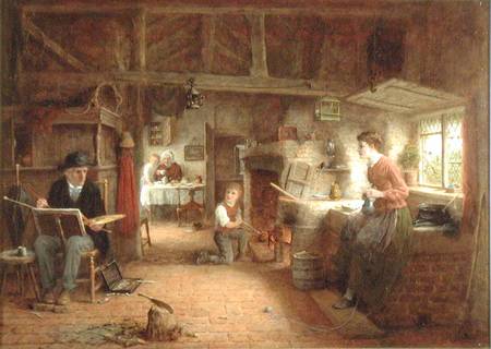The Artist's Visit from Frederick Daniel Hardy