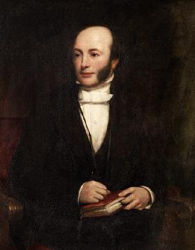 Portrait of Rev. John Barlow (1798-1869) (oil on canvas)