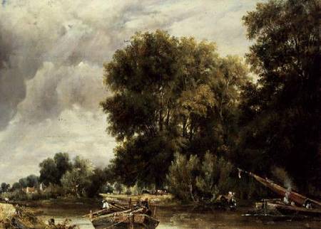 River Landscape from Frederick Waters Watts
