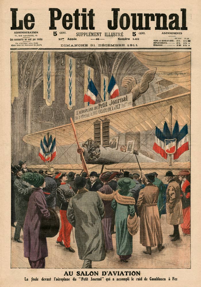 At the Aircraft Salon, illustration from ''Le Petit Journal'', supplement illustre, 31st December 19 from French School