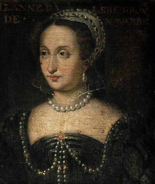 Jeanne III d''Albret (1528-72) from French School