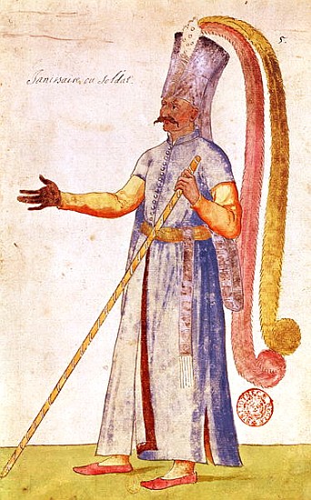 A Janissary or soldier from French School