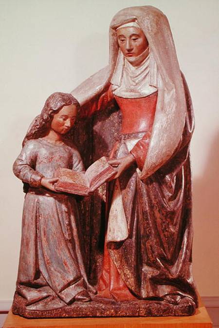 St. Anne and the Virgin from French School