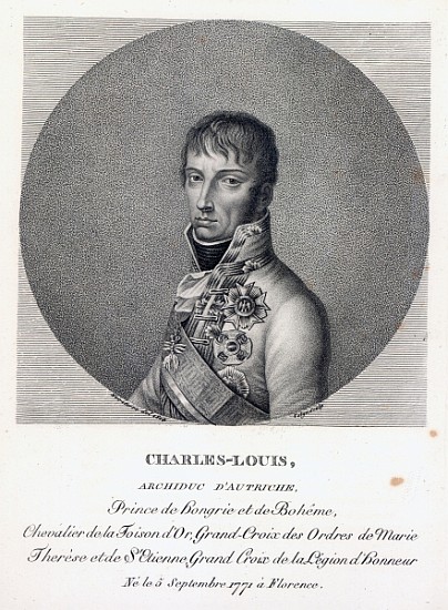 Archduke Charles of Austria, Duke of Teschen, c.1814 from French School