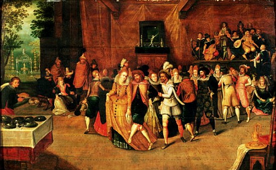 Ball during the Reign of Henri III, 1574-1623 from French School