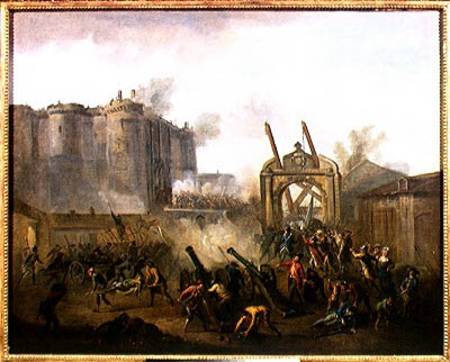 The Taking of the Bastille from French School