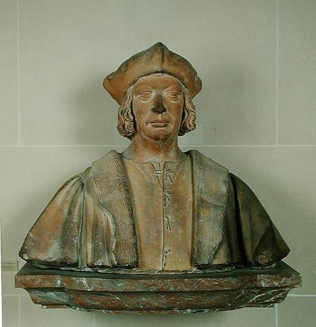 Bust of Chancellor Antoine Duprat (1463-1535) from French School