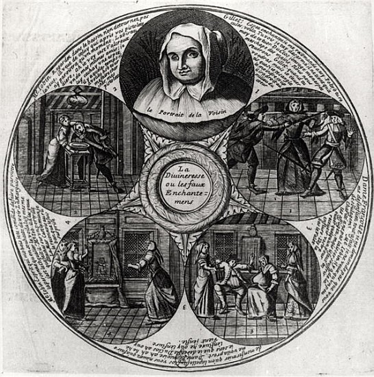 Catherine Monvoisin (La Voisin) (1640-80) and the Poison Affair from French School