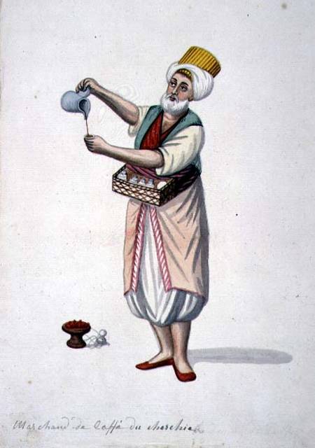 Coffee Seller, Ottoman period from French School
