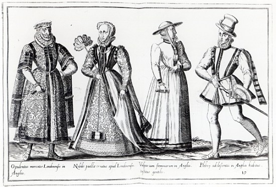 Fashion during the Tudor Period from French School
