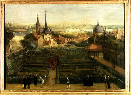 The Gardens of the Fathers of Christian Doctrine and the Abbey of St. Victor from French School