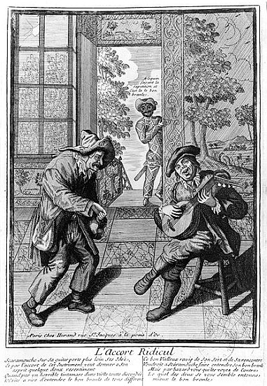 Harlequin and Scaramouche from French School