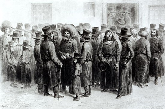 Jewish Traders and Merchants, printed Auguste Bry from French School