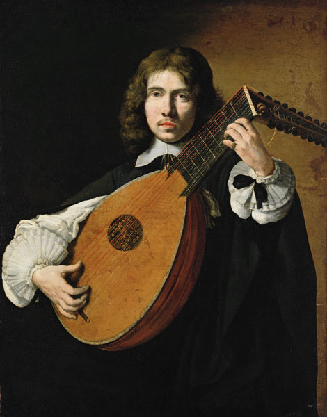 Lute Player from French School