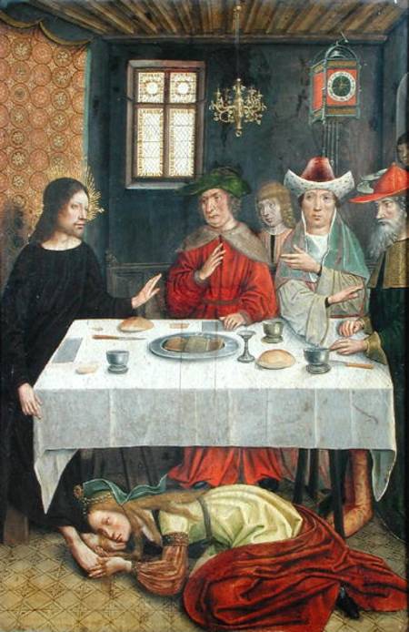 The Meal at the House of Simon the Pharisee from French School