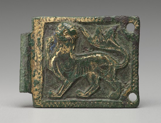 Plaque from a belt buckle, 1200/1225 from French School