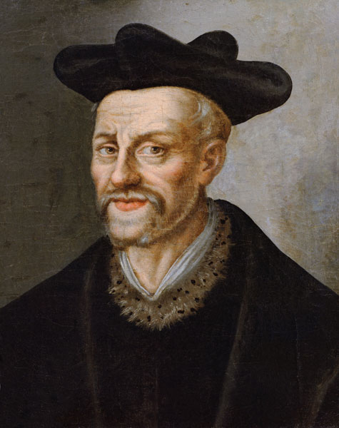Portrait of Francois Rabelais (c.1494-1553) from French School