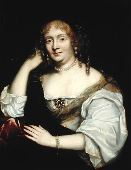 Portrait of Marie de Rabutin-Chantal (1626-97) Marquise de Sevigne from French School