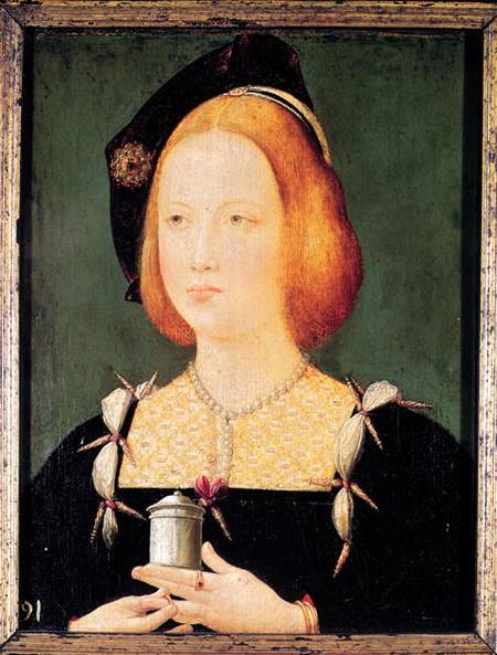 Portrait of Mary of England (1496-1533) wife of Louis XII (1494-1533) from French School