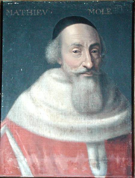 Portrait of Mathieu Mole (1584-1656) Lord of Champlatre from French School