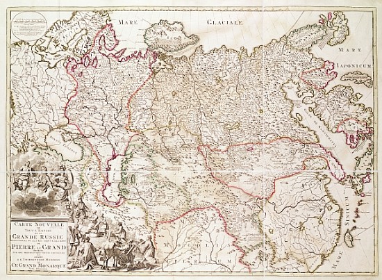 Russia, c.1725 from French School