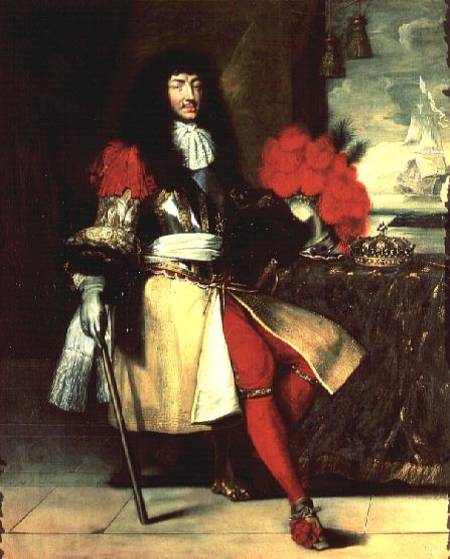 Seated Portrait of Louis XIV (1638-1715) from French School