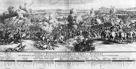 The Battle of Ramillies, 23rd May 1706 from French School