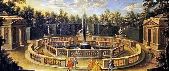 The Bosquet des Domes at Versailles from French School