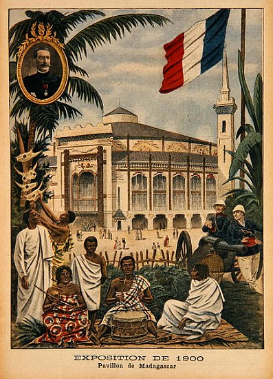 The Malagasy Pavilion at the Universal Exhibition of 1900, Paris, illustration from ''Le Petit Journ from French School
