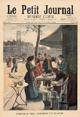 Paris at Six O''Clock in the Morning, from ''Le Petit Journal'', 14th July 1895