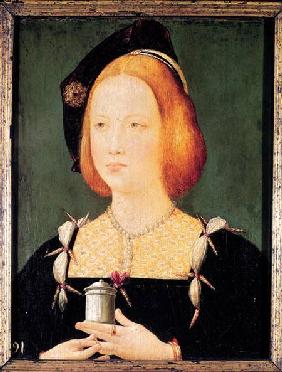 Portrait of Mary of England (1496-1533) wife of Louis XII (1494-1533)