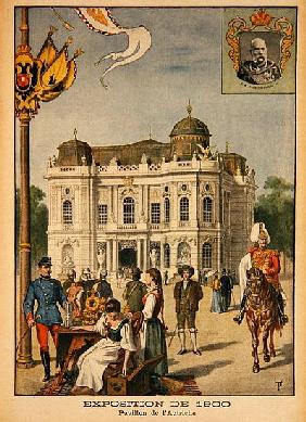 The Austrian Pavilion at the Universal Exhibition of 1900, Paris, illustration from ''Le Petit Journ