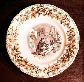 The Death of Uncle Tom, from ''Uncle Tom''s Cabin'' Harriet Beecher Stowe (ceramic)