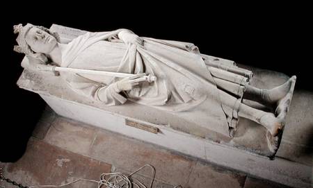 Tomb of Carloman (d.884) from French School