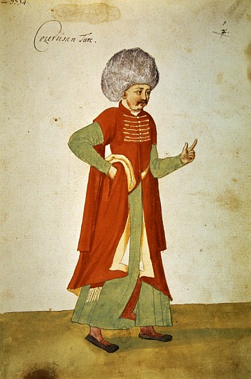 Turkish courtier from French School