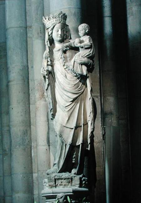 Virgin and Child, known as Notre-Dame de Paris from French School