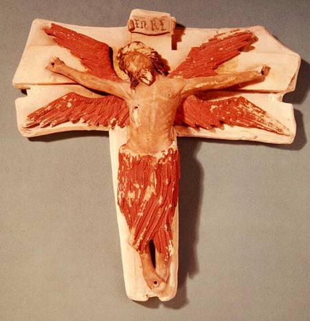 Winged Christ on the Cross from French School