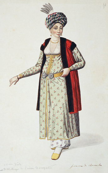 Woman from Rumelia, Ottoman period from French School