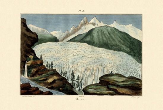 Glaciers from French School, (19th century)