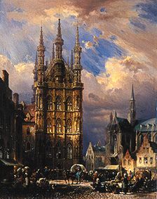 The city hall to lions (Brabant) from Friedrich Eibner
