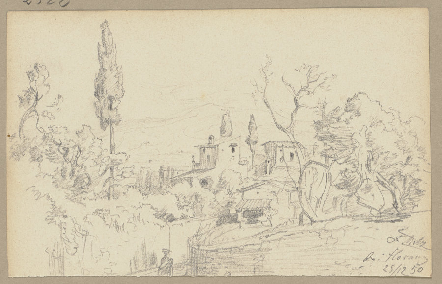 Landscape near Florence from Friedrich Metz
