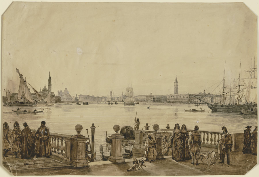 View on Venice from Friedrich Nerly