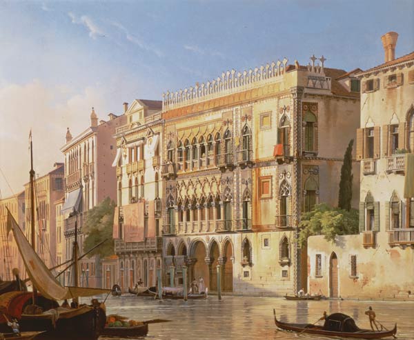 The Ca' d'Oro, Venice from Friedrich Nerly