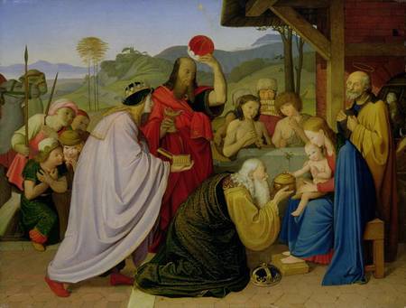 The Adoration of the Kings from Friedrich Overbeck