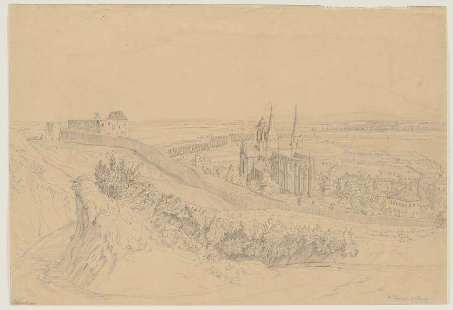 View on Oppenheim from Friedrich Wilhelm Ludwig